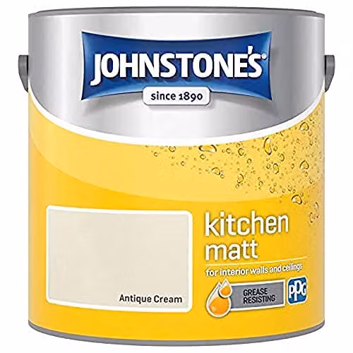 Johnstone's Matt Kitchen Paint in Beige, 2.5L