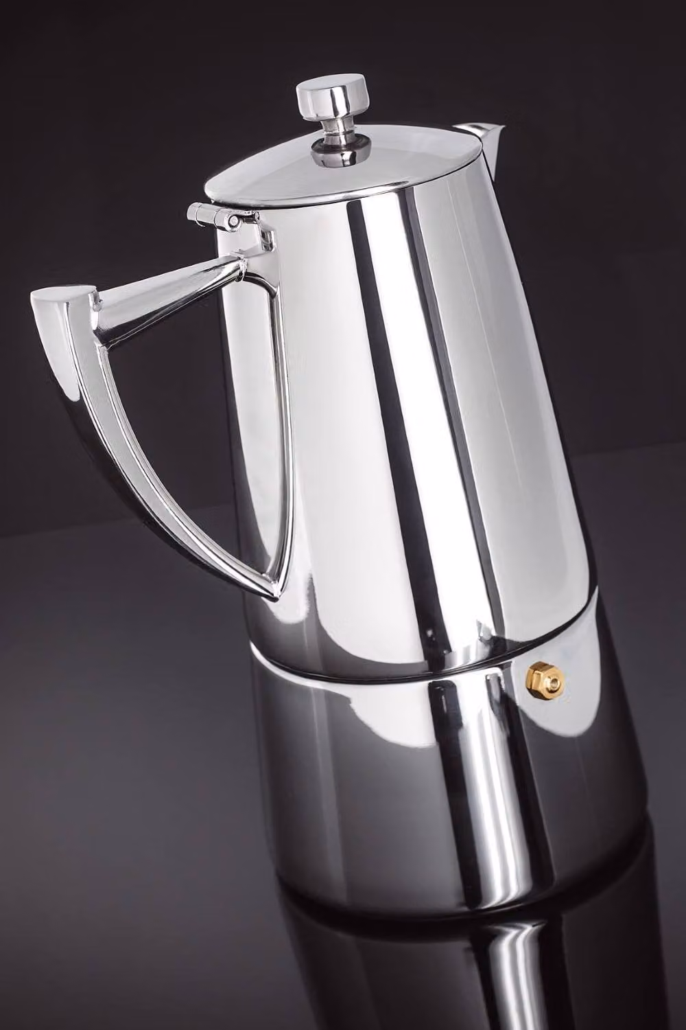 Stellar Luxe 10 Cup Espresso Maker, 600ml, Metallic Silver – 2