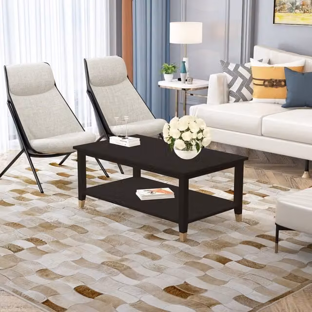Cabinet Bits Palazzi Coffee Table in Black Matt Metal