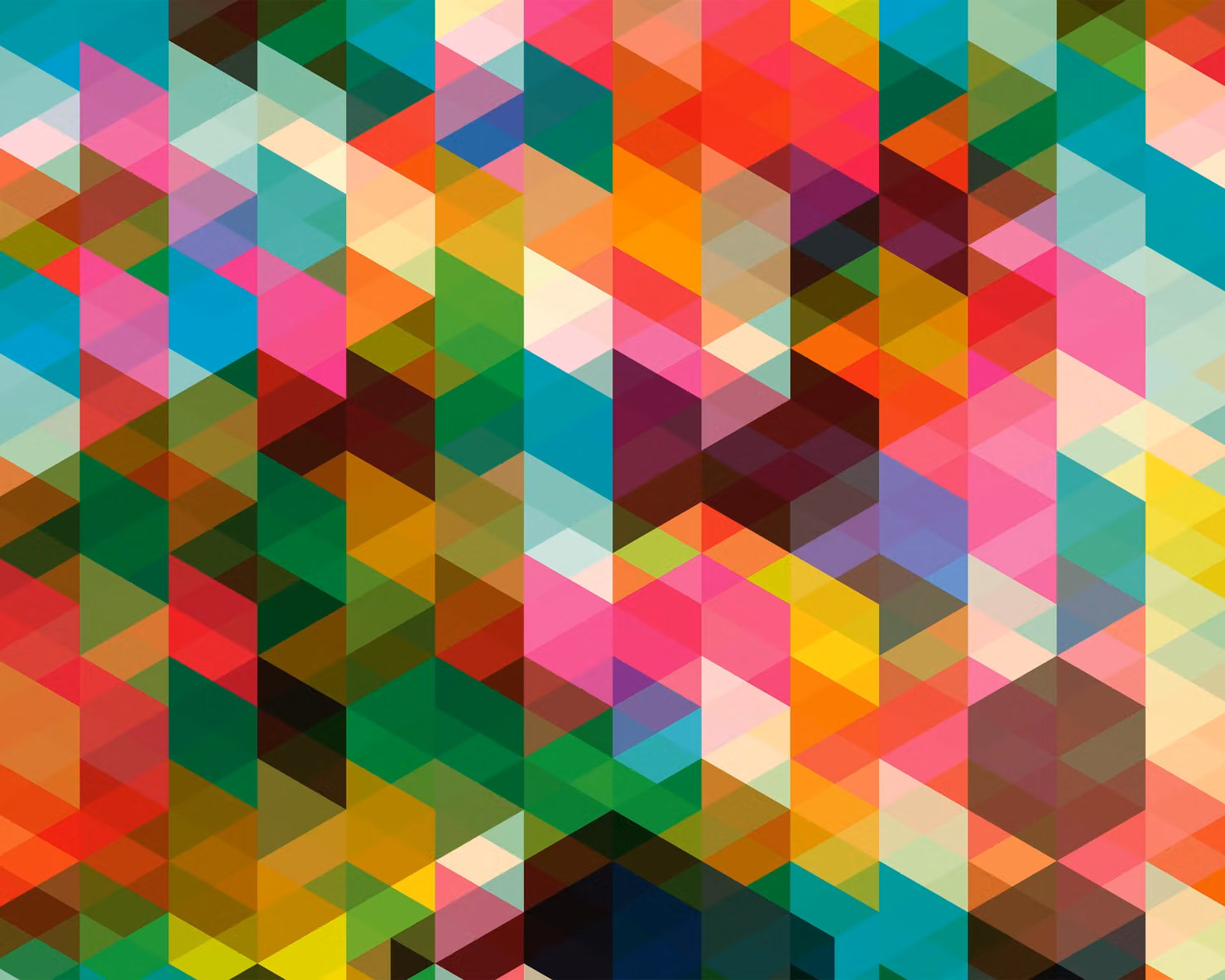 Origin Murals Geometrix Modern Geometric Wall Mural, Multicolour, W: 300 cm, H: 240 cm – 2