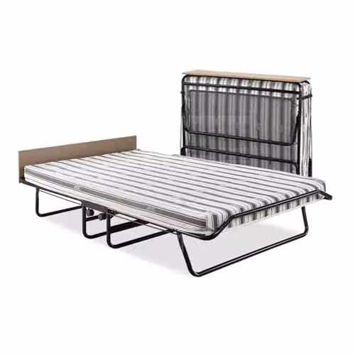 Jay-Be Supreme Small Double Folding Bed with Black Foam Comfort Mattress