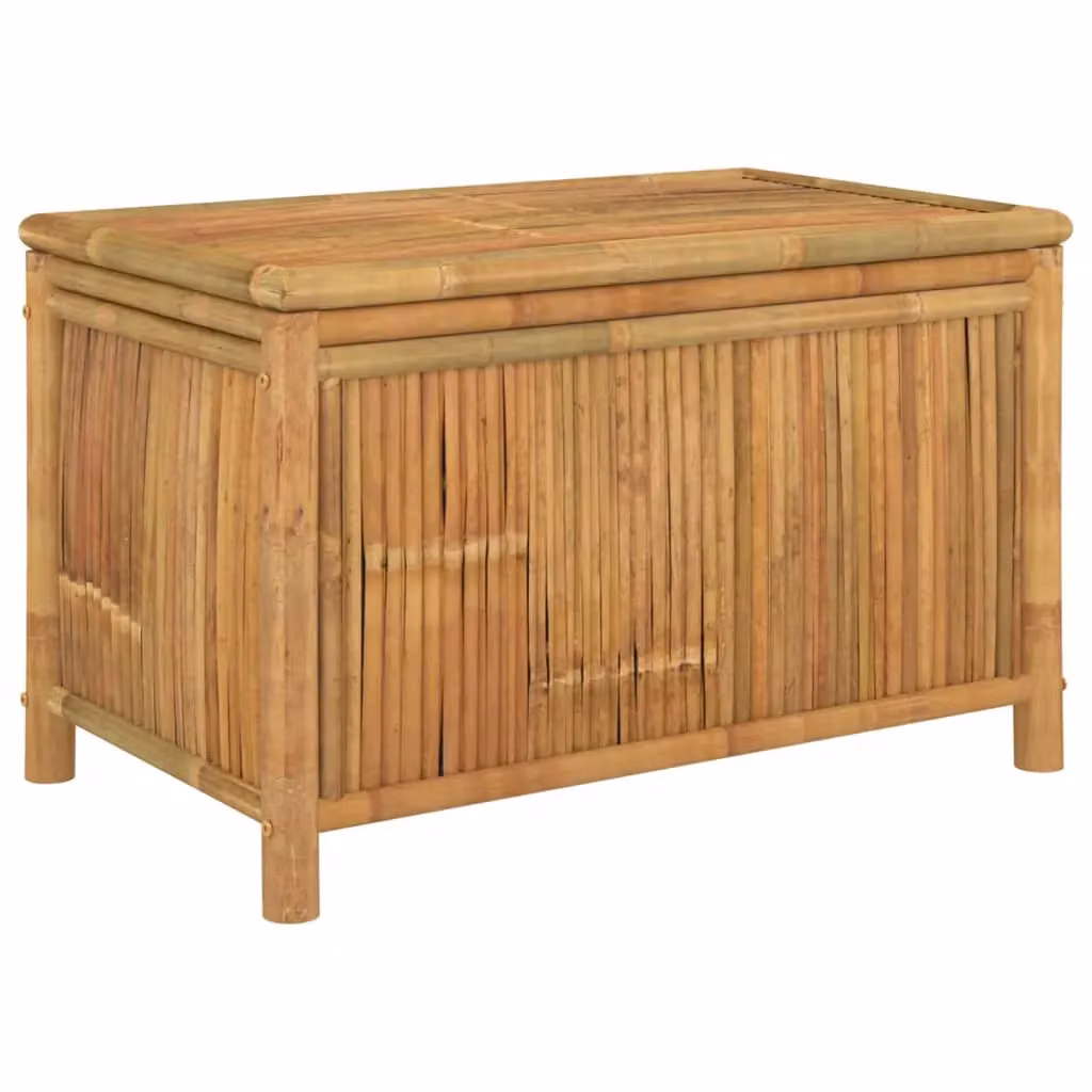 Berkfield Home Garden Storage Box in Brown Bamboo, W/D/H: 90 x 52 x 55 cm – 2