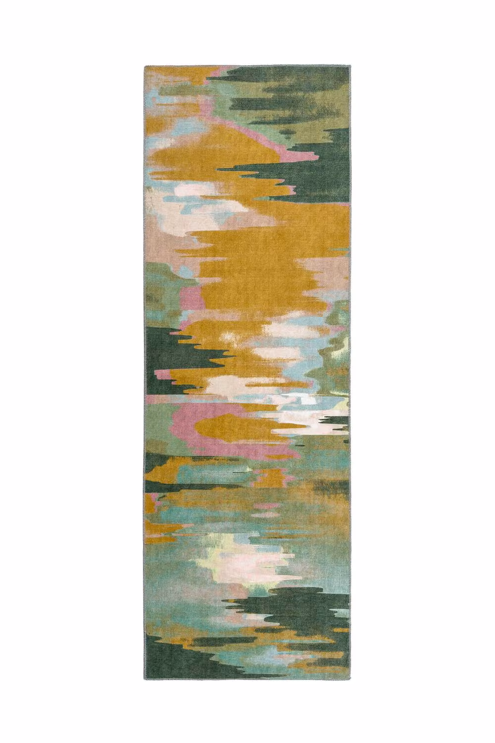 Origin Sedona Abstract Multicolour Chenille Rug, W: 67 cm x L: 200 cm – 2