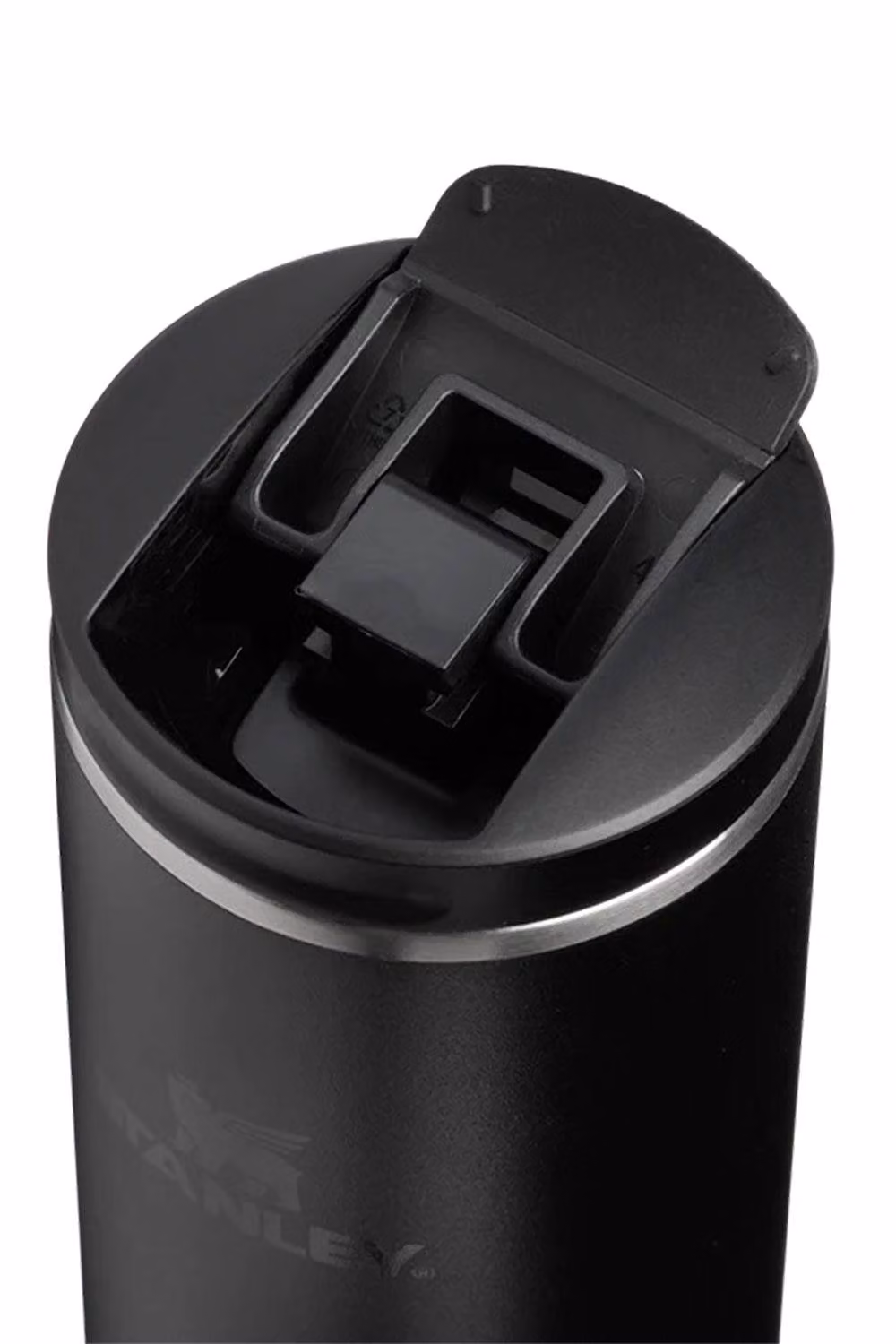 Stanley Insulated Stainless Steel Travel Mug with Lid in Black or Green, 470 ml – 3