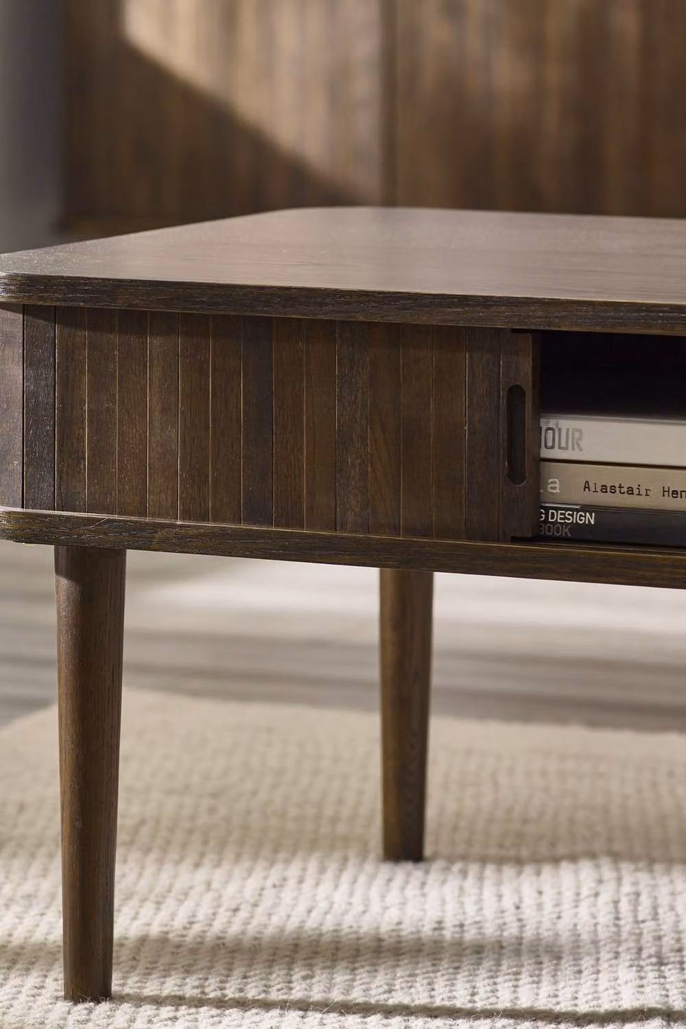 Julian Bowen Arya Rectangular Wood Coffee Table in Brown – 6