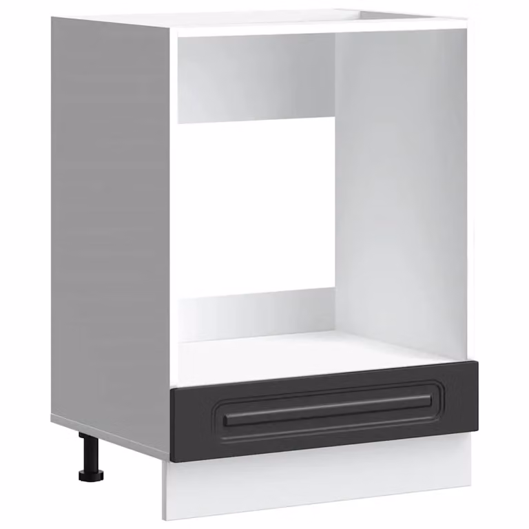 Berkfield Home Kalmar Freestanding Appliance Housing Unit in Black MDF