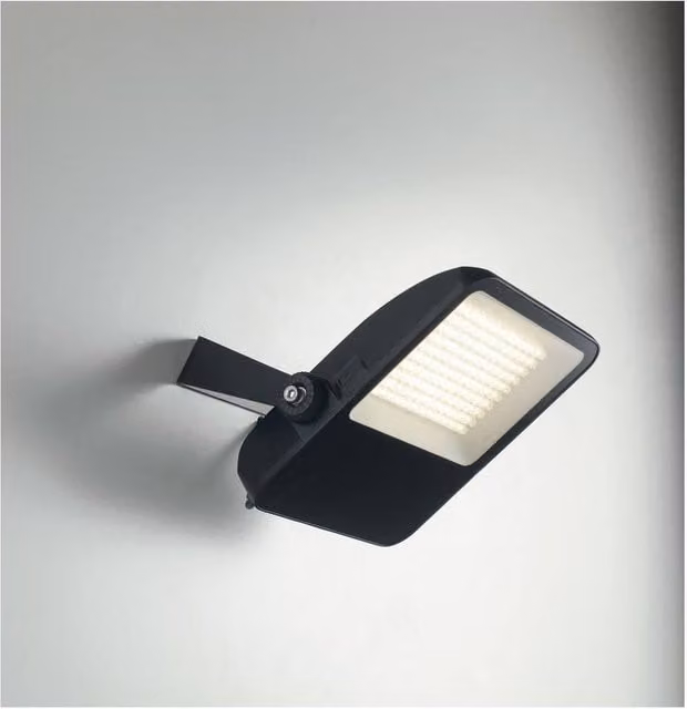 Netlighting TAURUS Outdoor LED Flood Light, Black, 12000lm, 6500K, IP65, W: 31.5 cm, D: 27.2 cm, H: 6 cm