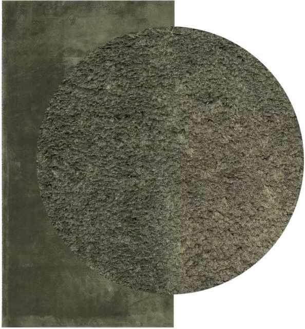 Berkfield Home HUARTE Short Pile Washable Non-Slip Rug, Forest Green, W: 60 cm, L: 110 cm – 1