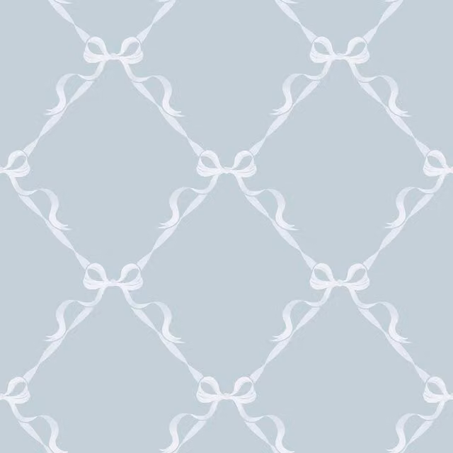 Holden Décor Tied With A Bow Blue Geometric Wallpaper Roll