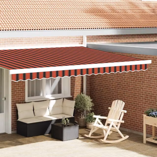 Berkfield Home Multicolour Awning Valance for 4.5 m Frame, W: 4.3 m, H: 0.2 m – 1