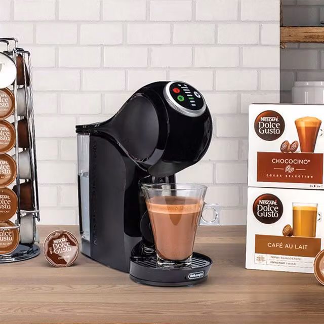 De'Longhi Genio S Plus Pod Coffee Machine with Cold Brew Function, Black