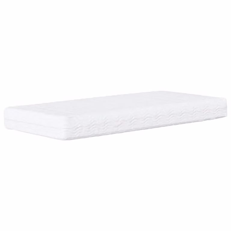 Berkfield Home Comfort Foam Mattress in White, W/D/H: 90 x 190 cm