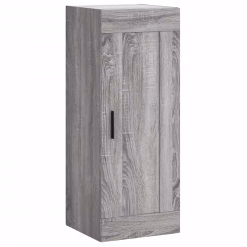 vidaXL Wall Mounted Cabinet in Grey, W/D/H: 34.5 x 34 x 90 cm – 1