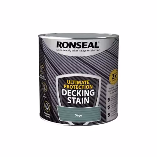Ronseal Ultimate Protection Decking Stain Green 2.5L – 3