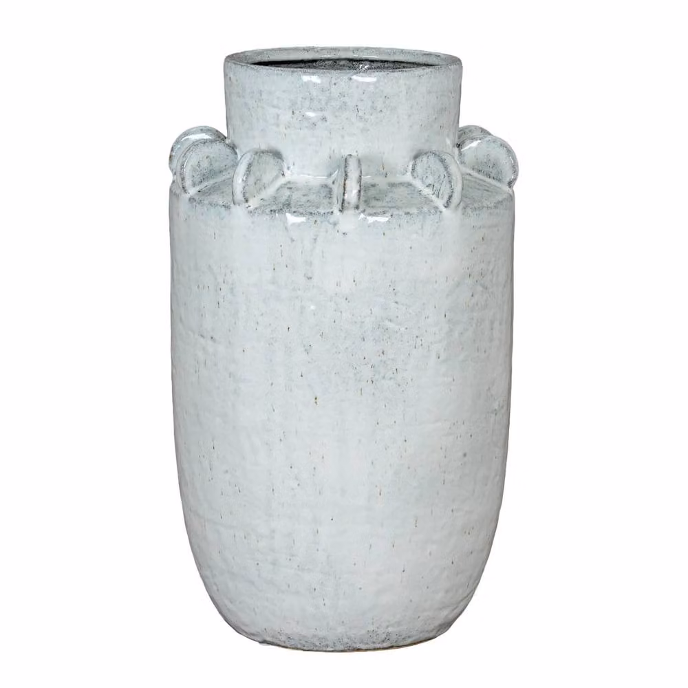 Wyld Haus Bloom Large Hydria White Ceramic Tabletop Vase H 41.0 cm x W 24.0 cm x D 24.0 cm – 2