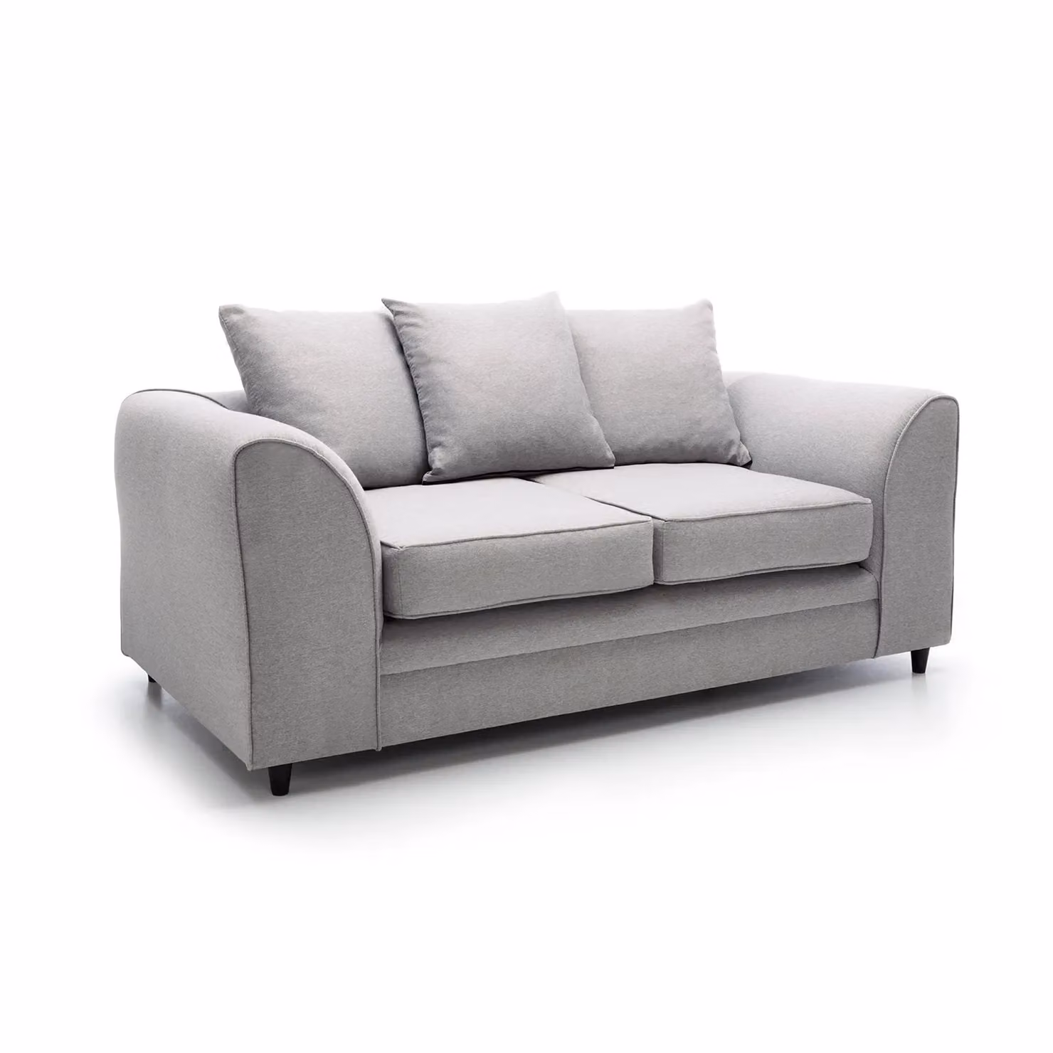Abakus Direct Darcy 3 Seater Sofa in Light Grey Smart Linen Fabric – 2