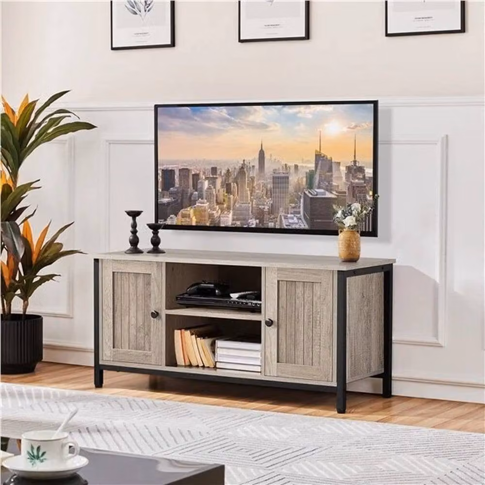 Kelvenix Industrial Grey TV Cabinet and Media Stand W/D/H: 50 x 40 x 40 cm – 5