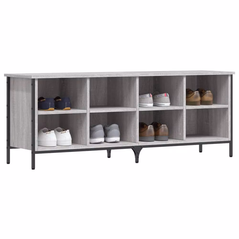 Berkfield Home Grey Sonoma Shoe Cabinet W/D/H: 131 x 35 x 50 cm – 3