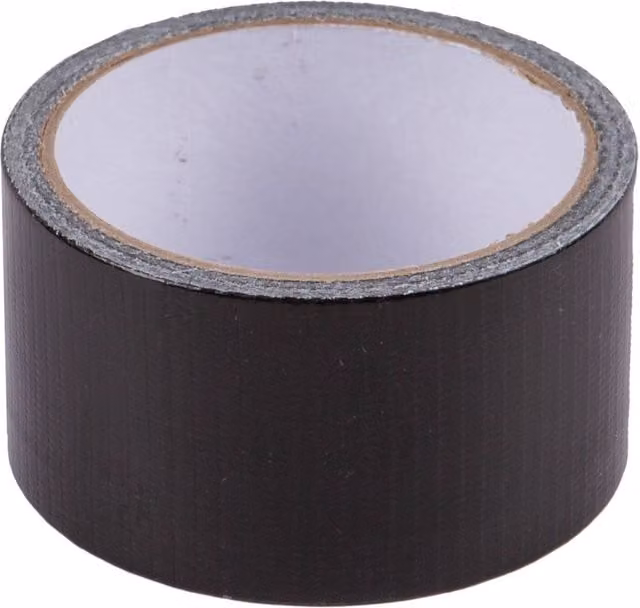 Blackspur Heavy-Duty Cloth Duct Tape, Black, Width: 48 mm, Length: 10 m