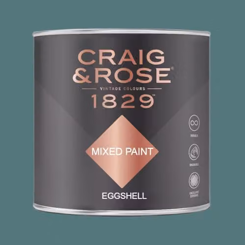 Craig & Rose 1829 Paint Stop Eggshell French Turquoise 750ml