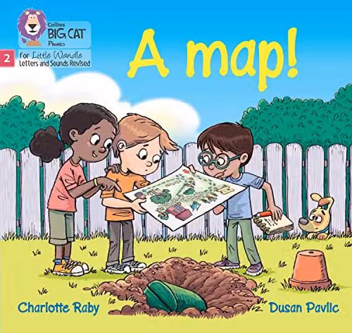 Collins A Map! Phase 2 Set 2 Blending Practice for Big Cat Phonics and Little Wandle Letters and Sounds Revised, Multicolour