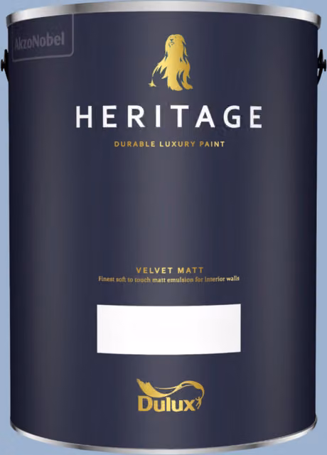Dulux Trade Heritage Matt Paint in Light Cobalt Blue, 5 l