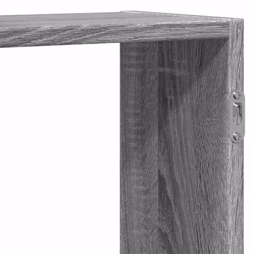 vidaXL Wall Shelf in Grey Sonoma, W: 159 cm, D: 18 cm, H: 65 cm, Engineered Wood – 3