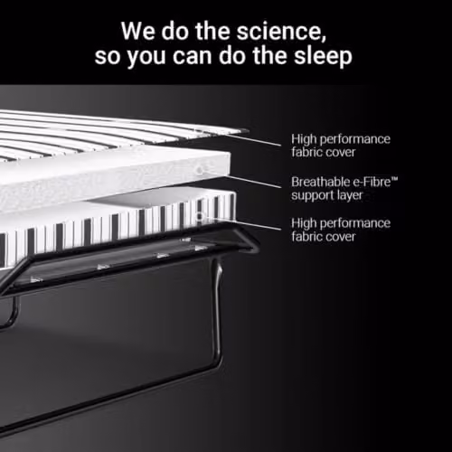 Jay-Be Supreme Small Double Folding Bed with Black Foam Comfort Mattress – 4