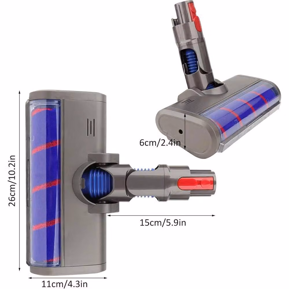 Dyson Complete Vacuum Soft Roller Brush Head in Grey – 2
