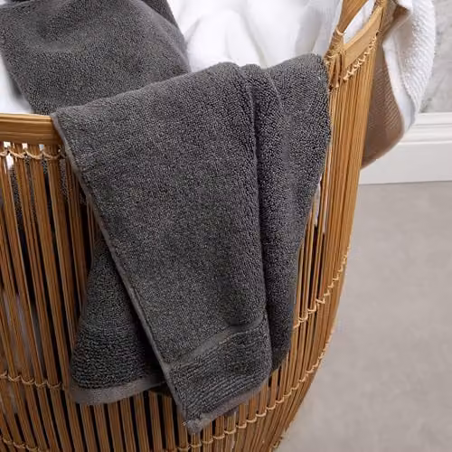 Panda London Organic Bamboo and Cotton Terry Bath Towel in Grey – 3