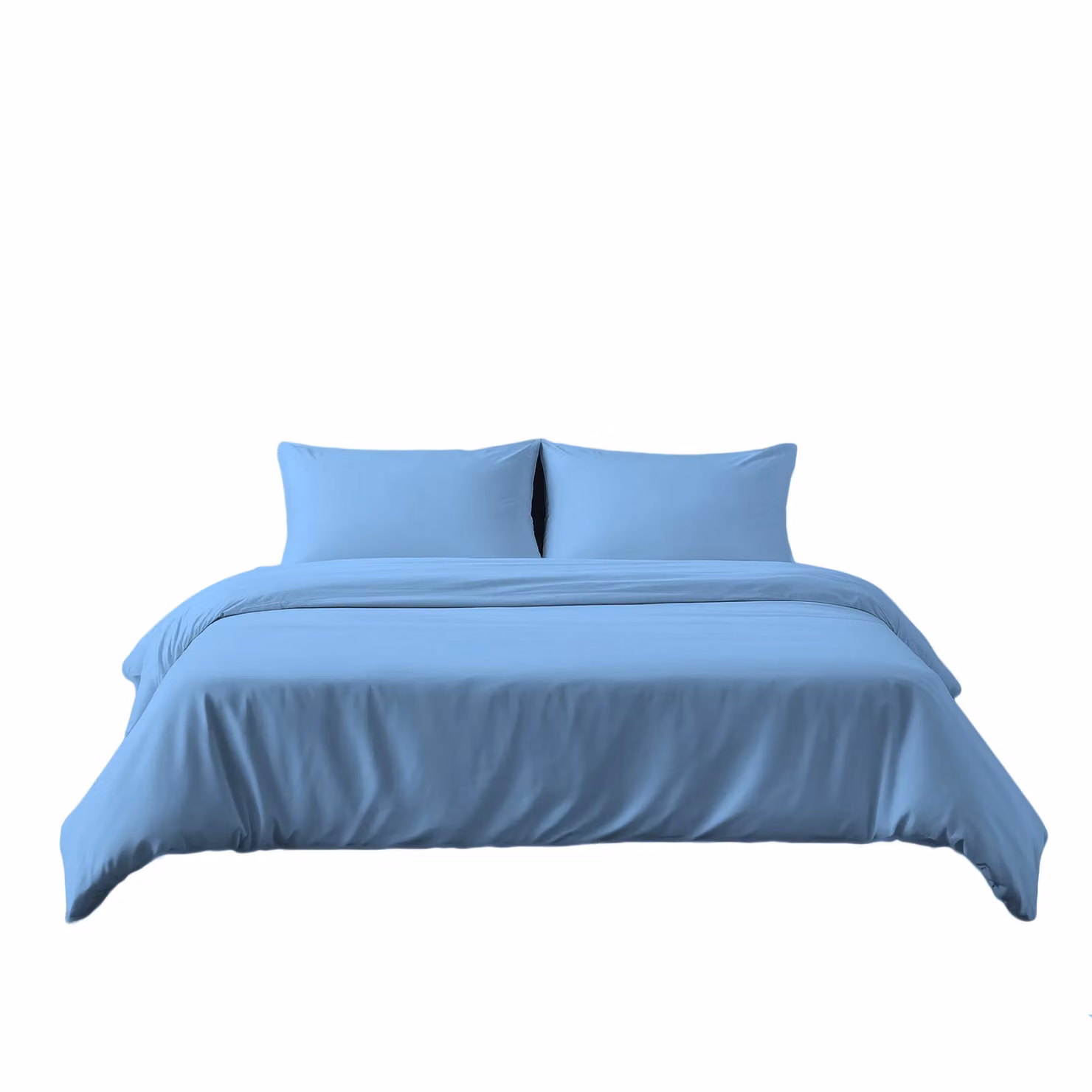 Home Sweet Home UK Double Microfibre Duvet Cover and Pillowcase Set in Blue – 2