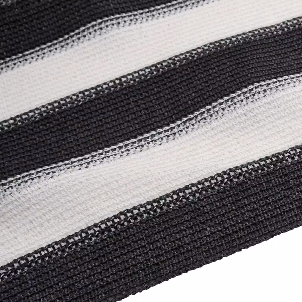 Berkfield Home Privacy Netting, Anthracite, White and Black, HDPE, 1.5 x 10 m – 5