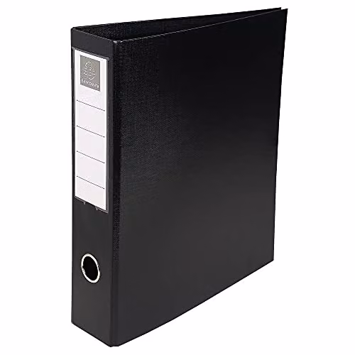 Exacompta A4 4-Ring Rigid PVC Binder in Assorted Colours – 1