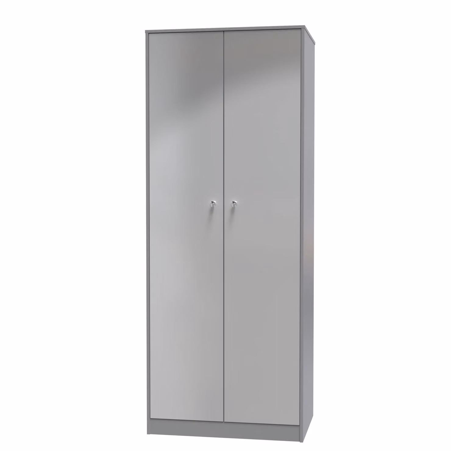 Ready Assembled 2 U Taunton 2 Door Wardrobe in Matt Dark Grey – 2