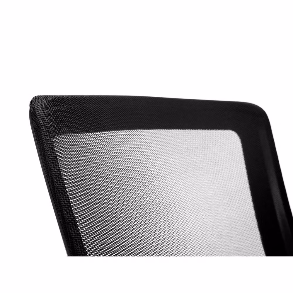 Cheshire Bramley Black Fabric Executive Office Chair with Armrests and Height Adjustment – 7