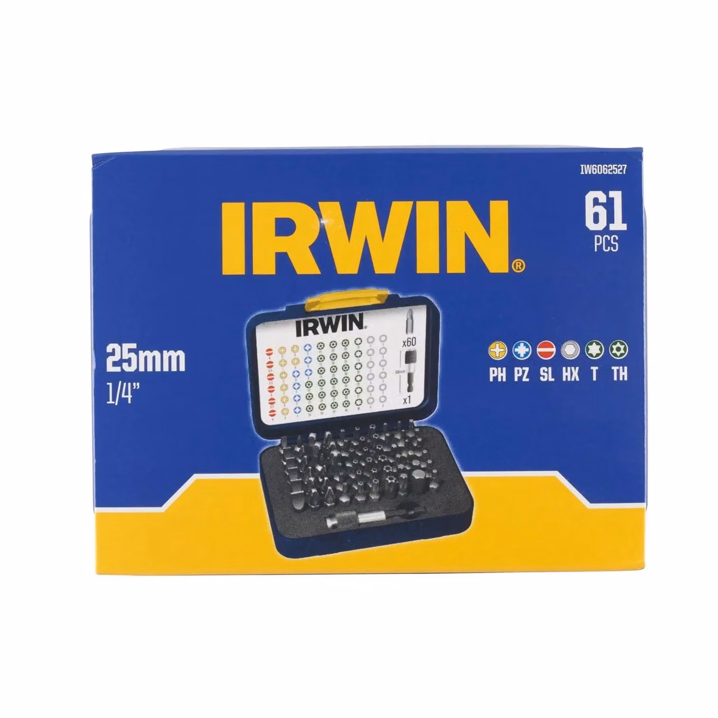 IRWIN 61 Piece Colour Coded Screwdriver Bit Set, Multicolour – 2