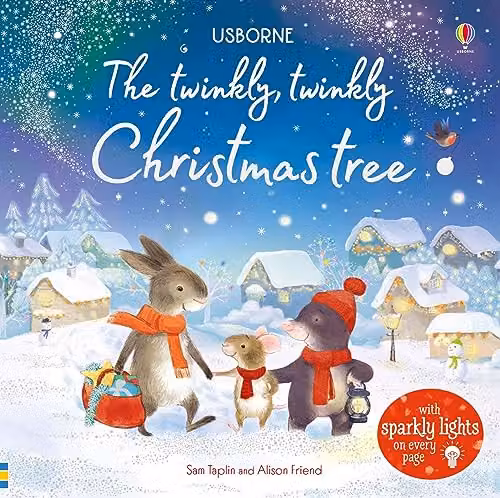Usborne The Twinkly, Twinkly Christmas Tree Multicolour Paper Book