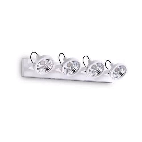 Netlighting Glim 4 Light LED Ceiling Light in White