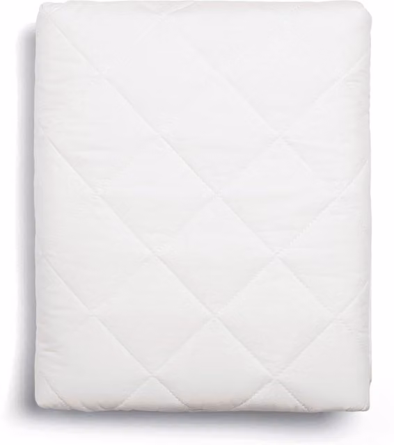 Mamas & Papas White Waterproof Allergy-Friendly Baby Mattress Protector