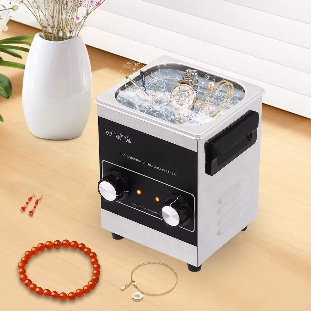 NESTLUNE 2L Ultrasonic Cleaning Machine with Heater in Silver – 3