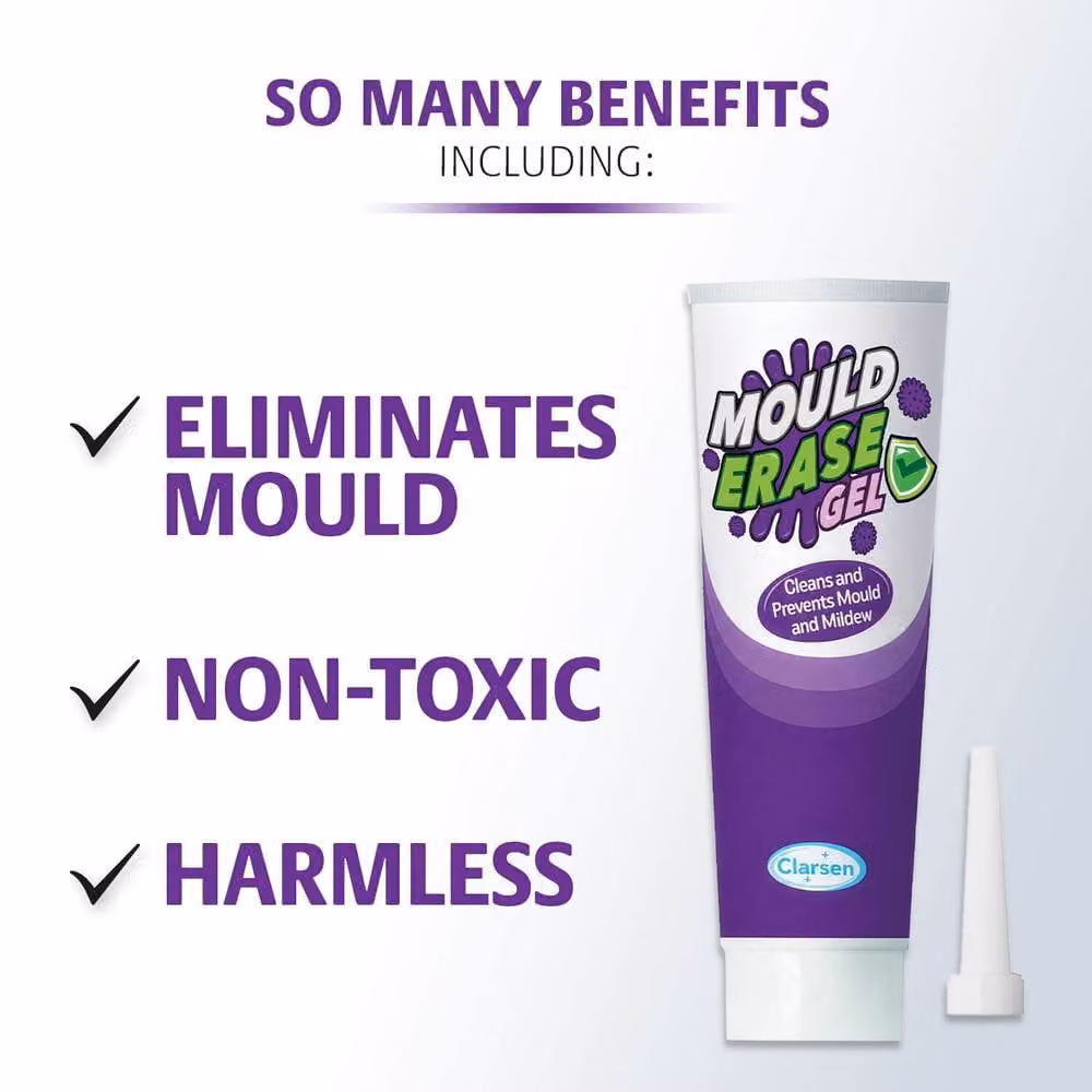 Clarsen Mould Removal Gel, Pack of 4 x 120g, White – 2