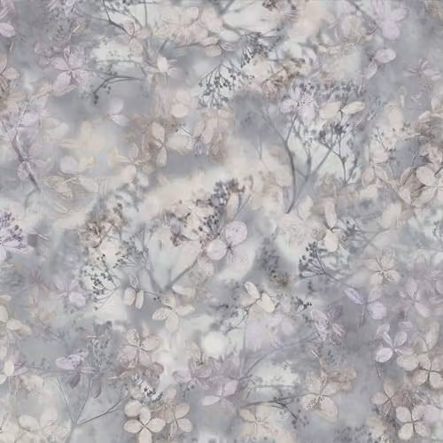Erismann Abode Play of Light Blossom Grey Floral and Botanical Wallpaper