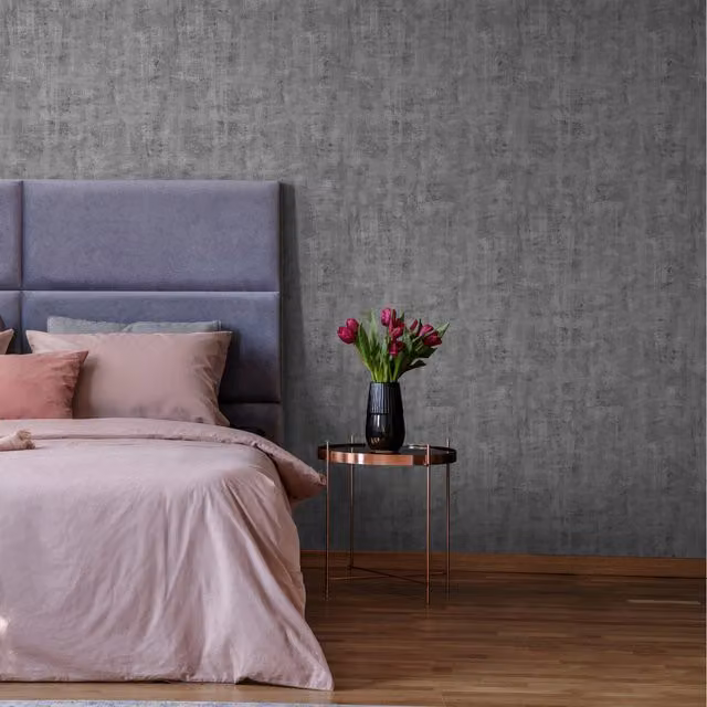 Galerie Industrial Effects Concrete Effect Wallpaper in Silver Grey
