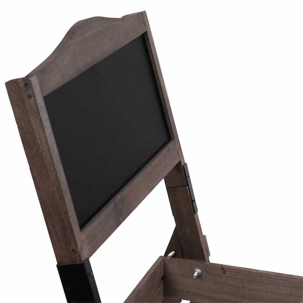 EONLION 3 Tier Rustic Brown Wooden Plant and Flower Display Stand – 4