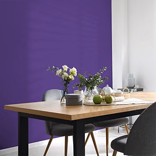 Johnstone's Matt Washable Wall and Ceiling Paint in Purple, 2.5L – 3