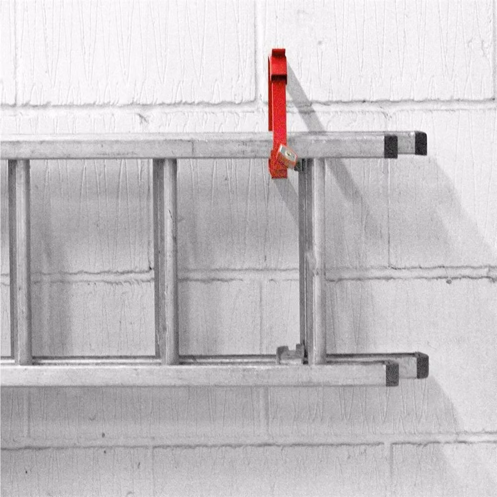 Nordara Universal Ladder Rack Bracket Lockable Wall Mount in Red – 2