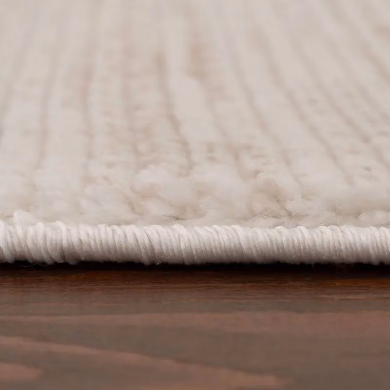 THE RUGS Carmel Modern Striped Area Rug in Beige, W: 160 cm, L: 230 cm – 3