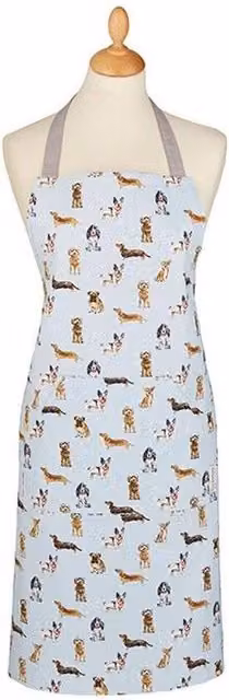 Cooksmart Curious Dogs Multicolour Cotton Apron