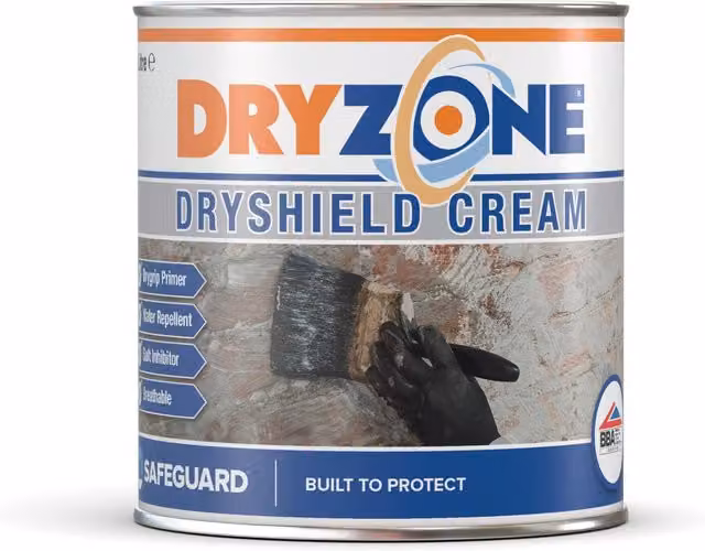 Dryzone Dryshield Cream, White, 1 l