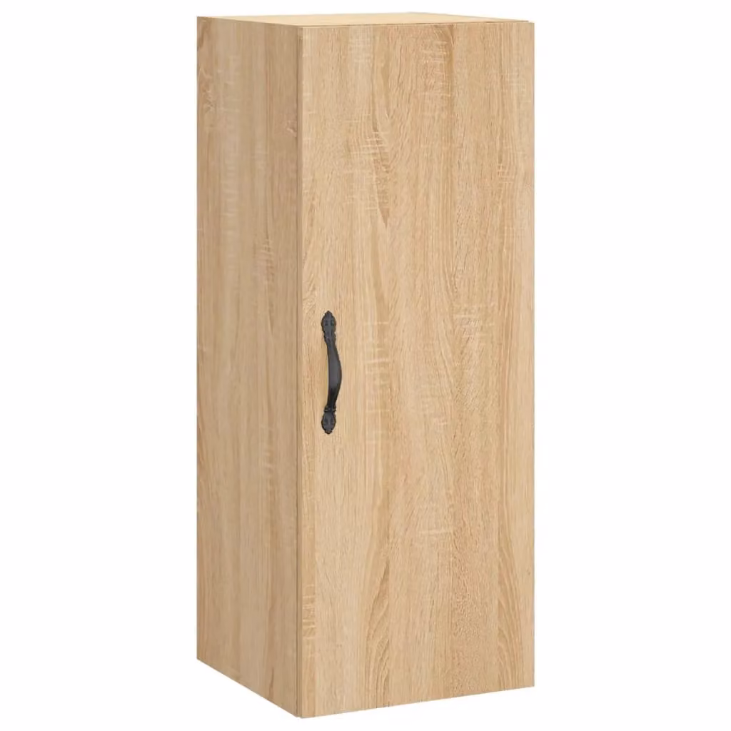 Berkfield Home Wall Mounted Cabinet in Sonoma Oak Brown, W/D/H: 34.5 x 34.5 x 90 cm – 2